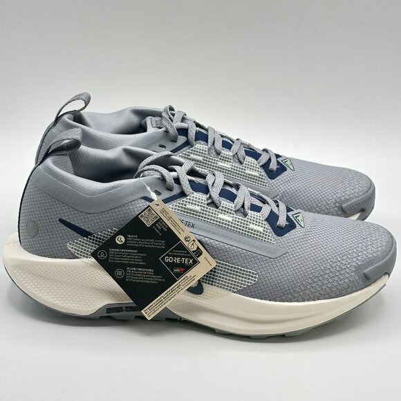 Men's Nike React Pegasus Trail 5 Gore-Tex Cement Grey FQ0908-006 VNDS Sz 7 NEW - Picture 4 of 12